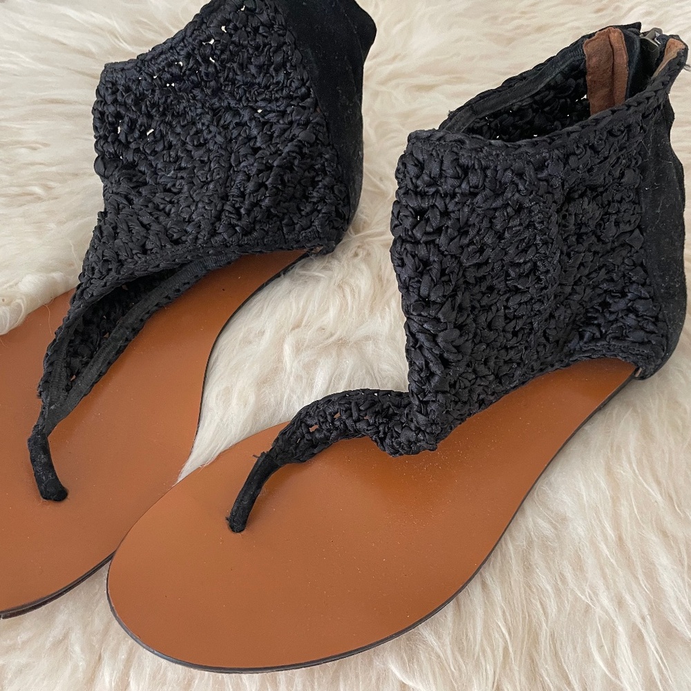 Woven sandals